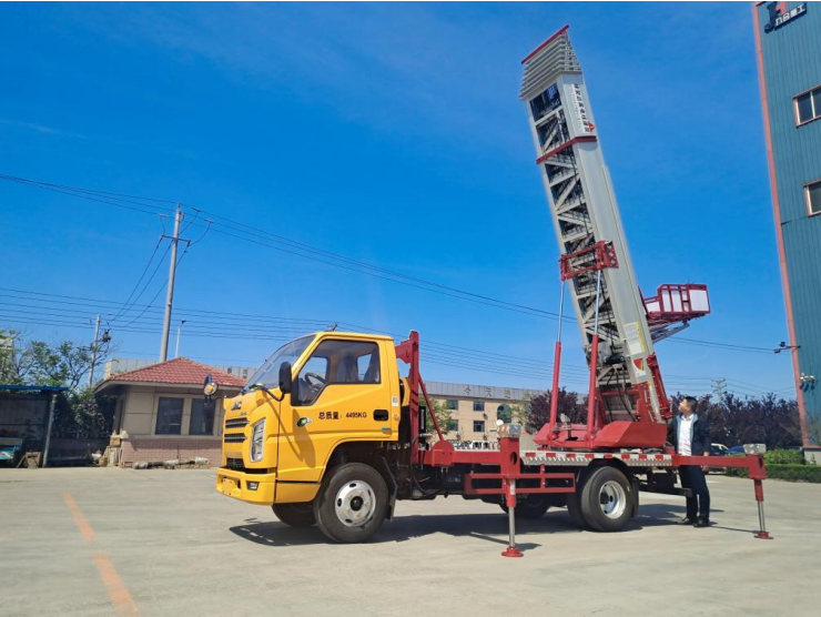 方城常年租赁32米云梯车